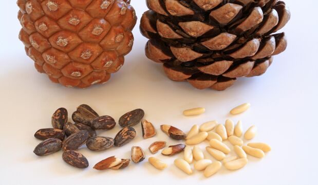 Pine nuts will help strengthen an erection and improve a man’s mood. 